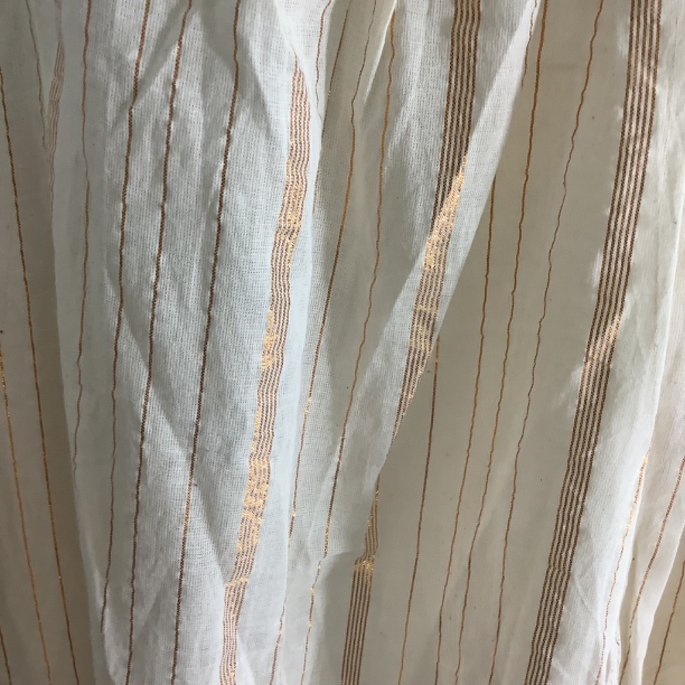 NWT NA00 NATION AK OUTFITS PLUS 2X IVORY BLOUSE TUNIC MINIDRESS GOLDEN STRIPES - Picture 8 of 16